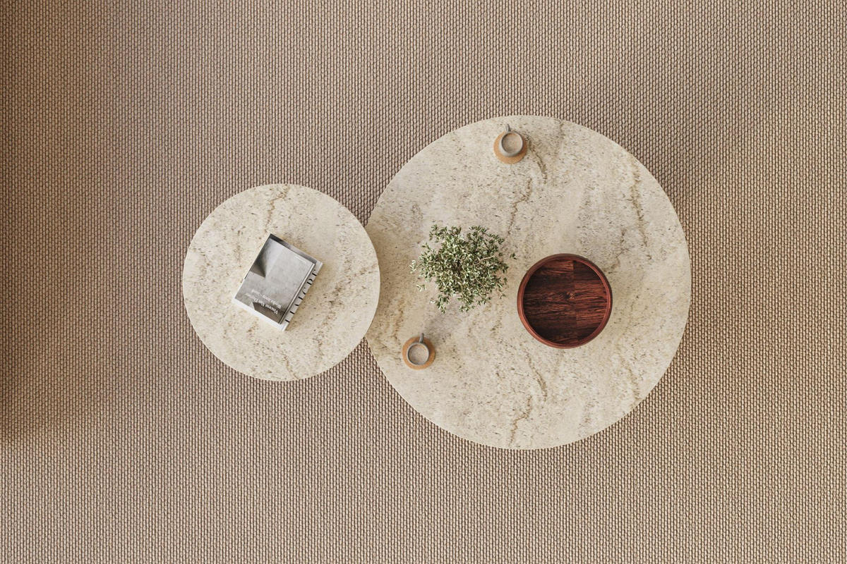 COUCHTISCH private beige - Beige, Holz (70/70/40cm) - Habitat Garten