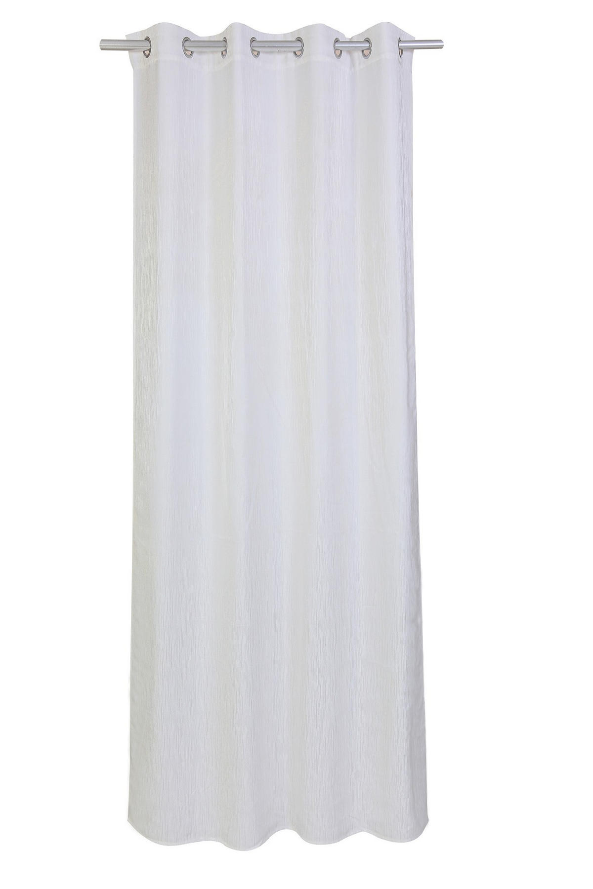 VORHANG Scilio - Weiß, Textil (140/1/250cm) - home&you