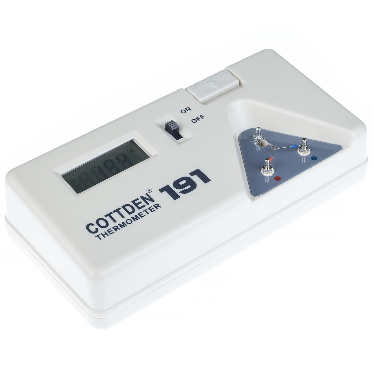 TEMPERATURMESSGERÄT 191 - für Lötkolben, K-Thermoelement, 0-600 °C, 3,5 Zoll LCD, 10 Sensoren, 6F22 Batterie, Set - Multicolor, Kunststoff/Metall (16/8/4cm)