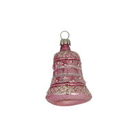CHRISTBAUMSCHMUCK Kleine Glocke burgund 5 cm - Multicolor, Metall (0.1/5/0.1cm)