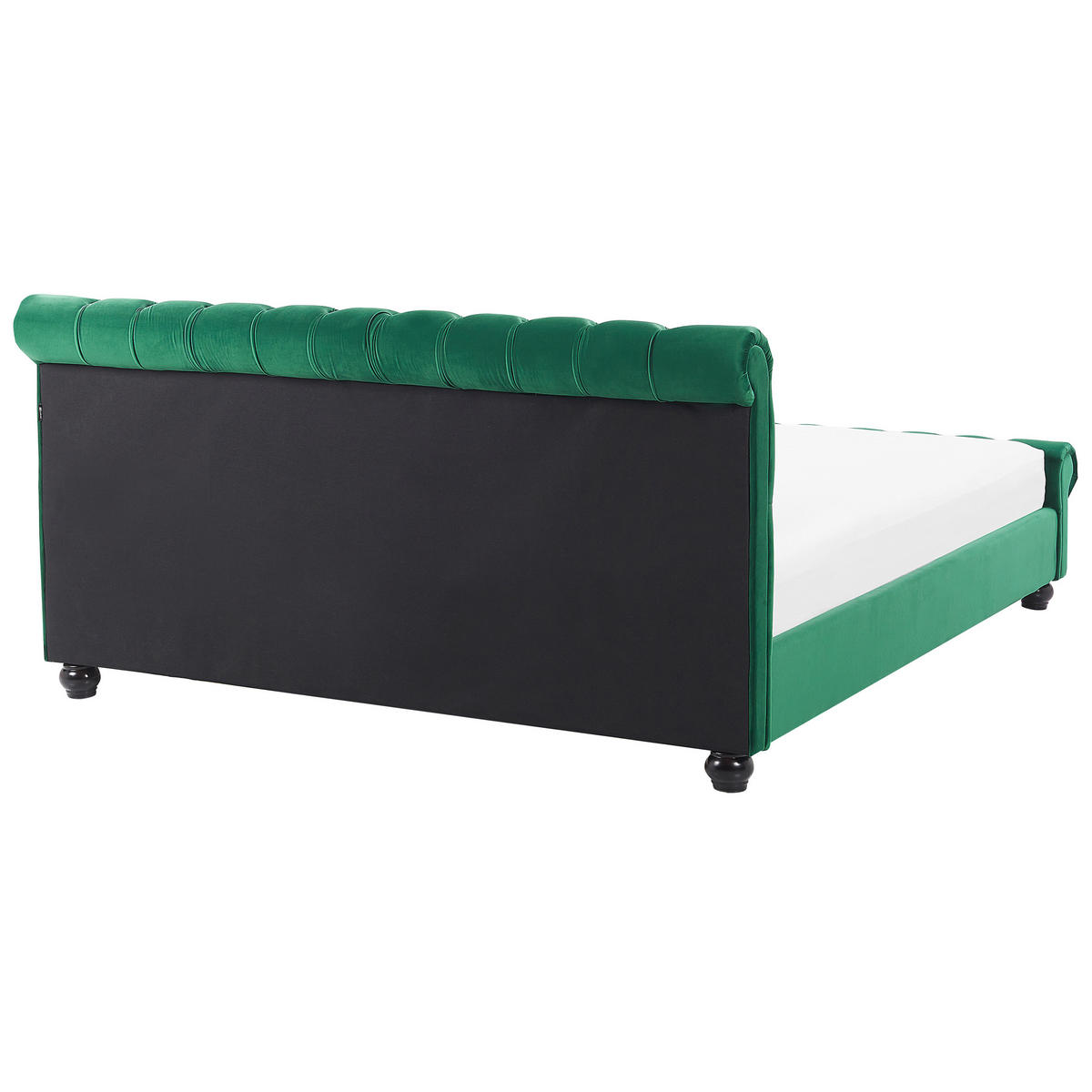 WASSERBETT 160/200cm Smaragdgrün Avallon - Grün, Textil (160/200cm) - Beliani