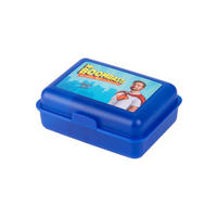 BROTDOSE Bastian Bielendorfer Mr. Boombasti Blau 17,5 x 12,8 x 6,9 cm - Blau, Kunststoff (17.5/6.9/12.8cm) - United Labels