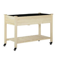 HOCHBEET DE-15967 mit integrierter Bewässerung Naturholz - Naturfarben, Holzwerkstoff (299.72/210.82/139.7cm) - ComfortXL