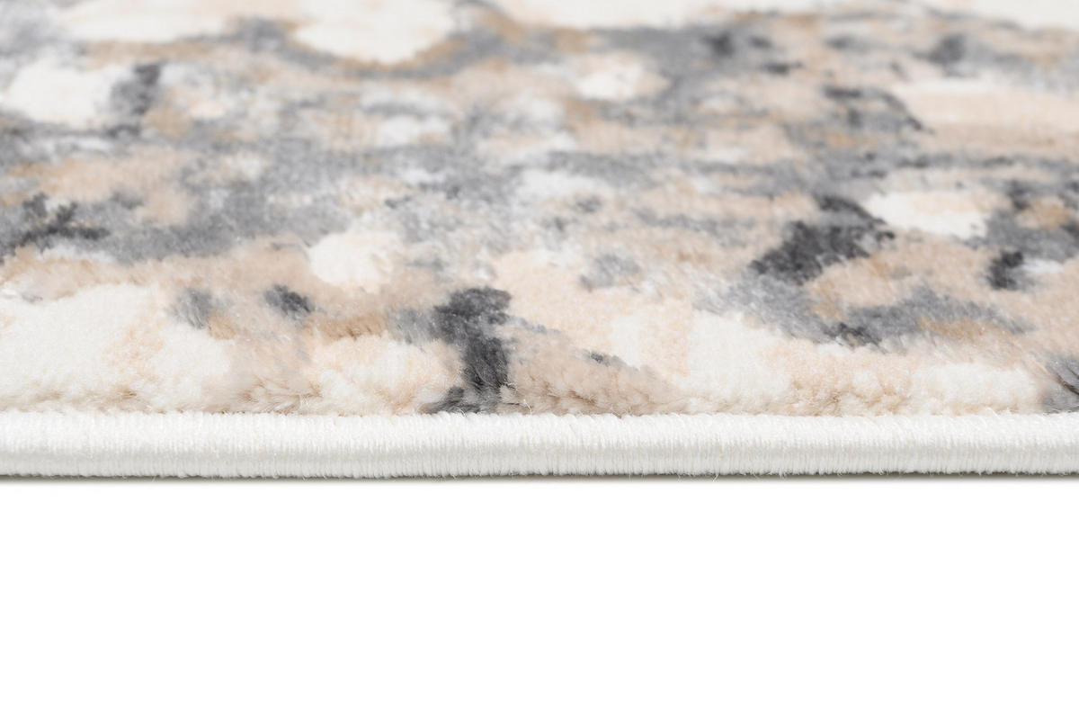 TEPPICH HERA Creme Grau 120/170 cm - Creme/Grau, Textil (120/170cm) - Tapiso