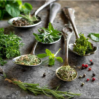 GLASBILD 30x30 cm Küche Löffel - Anthrazit, Glas (30/30cm) - artissimo