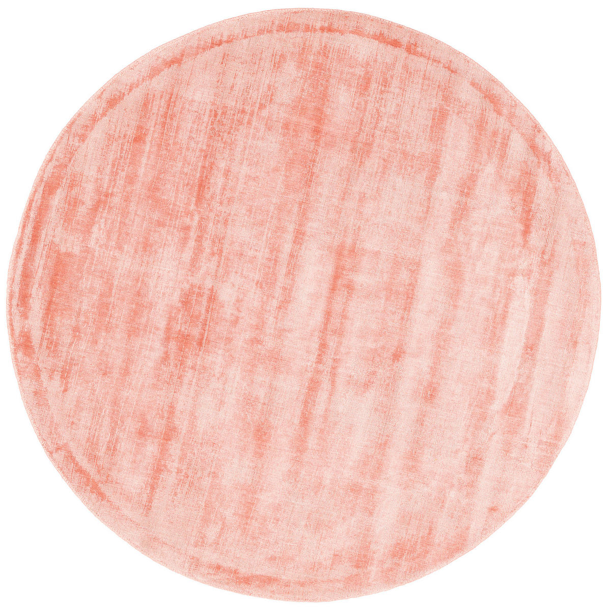 LUXUS DESIGNER TEPPICH ROMA RUND - Altrosa, Textil (200/200cm) - Pergamon