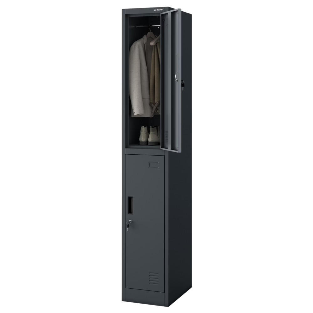 Jan Nowak Umkleideschrank Anthrazit 31.7x185x45 cm