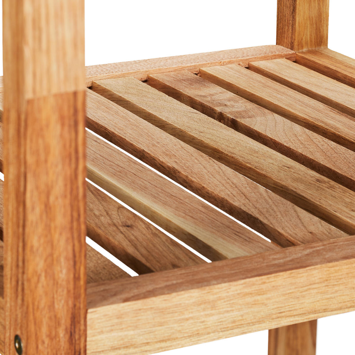 BADREGAL - Hellbraun, Holz (35/110/35cm) - Relaxdays