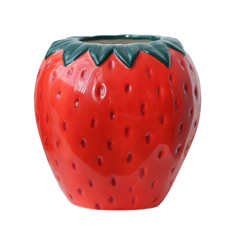 VASE 15 cm Keramik - Rot, Keramik (15cm) - LIBRATON