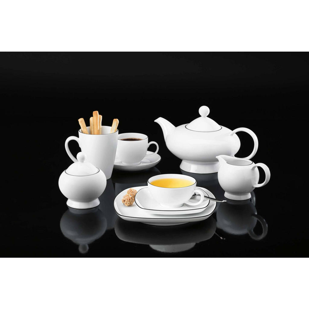 Thumbnail - Seltmann Weiden Teekannen-Set, Weiß, Keramik, Kaffee & Tee, Kannen, Teekannen