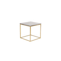 COUCHTISCH ESTELLE Grau 50x50x50 cm - Grau, Metall (50/50/50cm) - FURNLUX