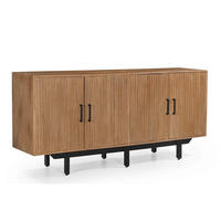 KOMMODE 180x40x80 aus Mangoholz, natürlich - Braun, Holz (180/80/40cm) - Giga Meubel