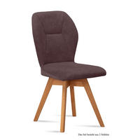 ESSZIMMERSTUHL drehbar (2er-Set) Draga 51x92x60 Eiche geölt/Braun - Eichefarben/Braun, Kunststoff (60/92/51cm) - 58aufmkessel