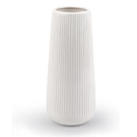 VASE 20 cm Keramik - Weiß, Keramik (20cm) - LIBRATON