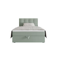 BOXBETT FADO 2 90x200, mit Matratze H3 und Topper, Cosmic 16 - Hellgrün, Holz/Kunststoff (90/200cm) - Bedante