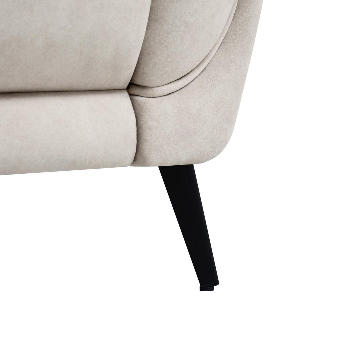 RELAXSESSEL Comfort, mit elektrischer Verstellung und verstellbarer Kopfstütze, Beige - Beige/Schwarz, Textil (103/97/102cm) - Beautysofa
