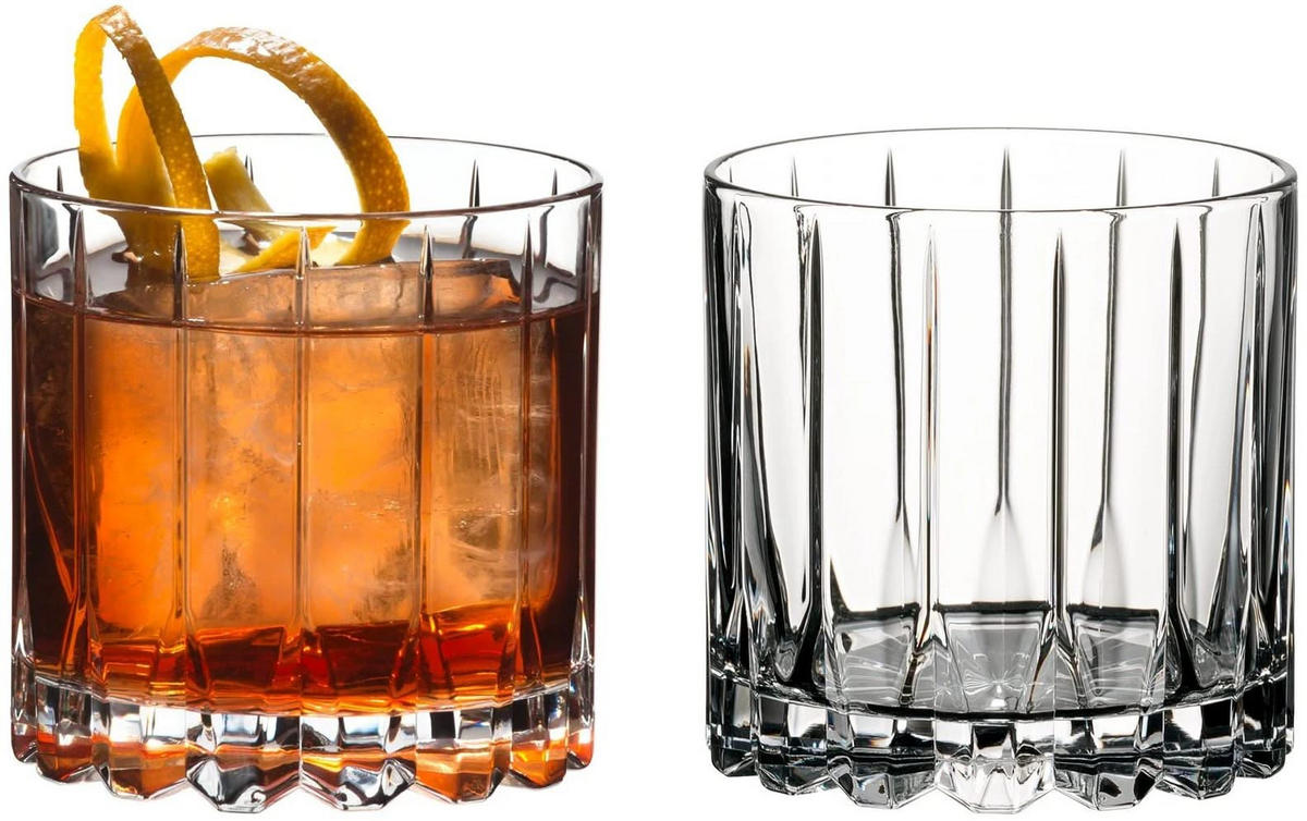 WHISKYGLAS Drink Specific Glassware Rocks 2er-Set, Glas, 283 ml - Transparent, Glas (0.28L) - Riedel