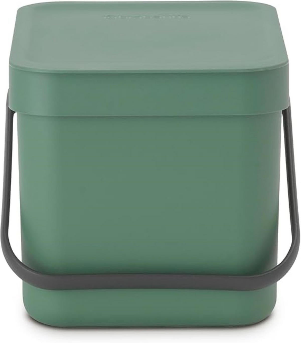 MÜLLEIMER Mit Stay Open Deckel 6 Liter 18 x 20 x 24,5 cm Kunststoff Dunkelgrün - Grün, Kunststoff (20/18.1/24.5cm) - PROREGAL