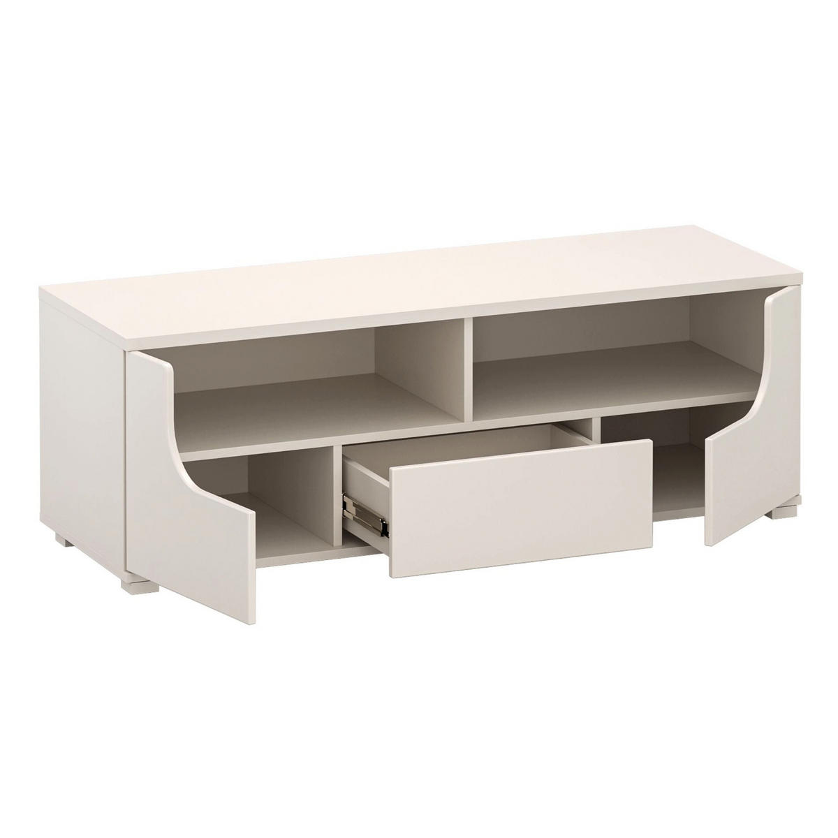 TV-LOWBOARD Valles Kaschmirgrau 130/45/45 cm - Taupe, Holzwerkstoff (130/45/45cm) - Selsey