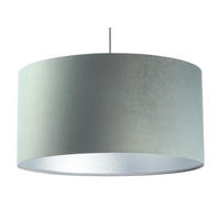HÄNGELEUCHTE Pastell 50/25 cm - Beige/Silberfarben, Kunststoff (50/0.8/25cm) - ONZENO