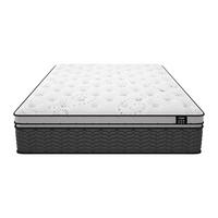 STANDARDMATRATZE - 2 Personen - Stoff - Weiß - - Weiß, Textil (140/190cm) - Vente-Unique