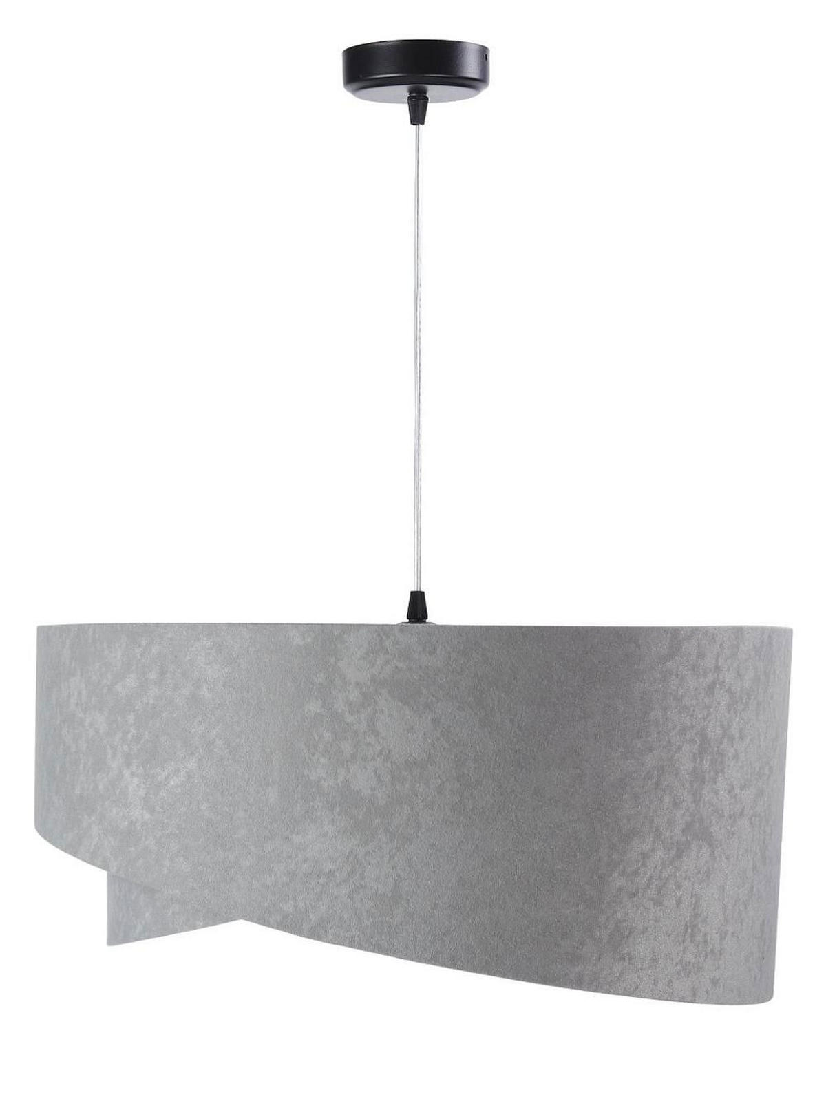 HÄNGELEUCHTE Grau 50/23 cm - Goldfarben, Kunststoff (50/1.3/23cm) - ONZENO