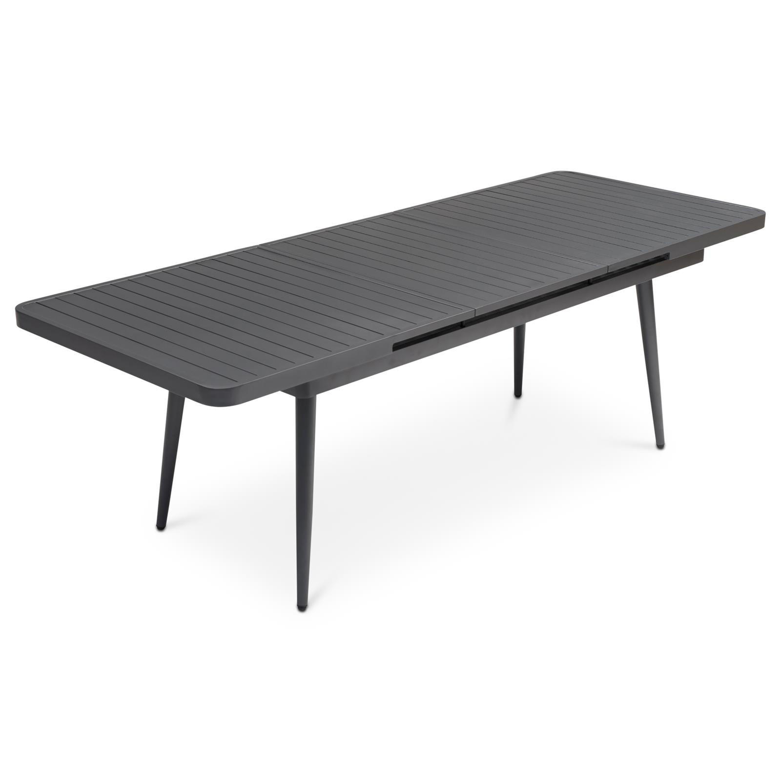 GARTENTISCH SUNNY schwarz - Schwarz, Metall (90/180/77cm) - IDIMEX