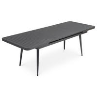 GARTENTISCH SUNNY schwarz - Schwarz, Metall (90/180/77cm) - IDIMEX