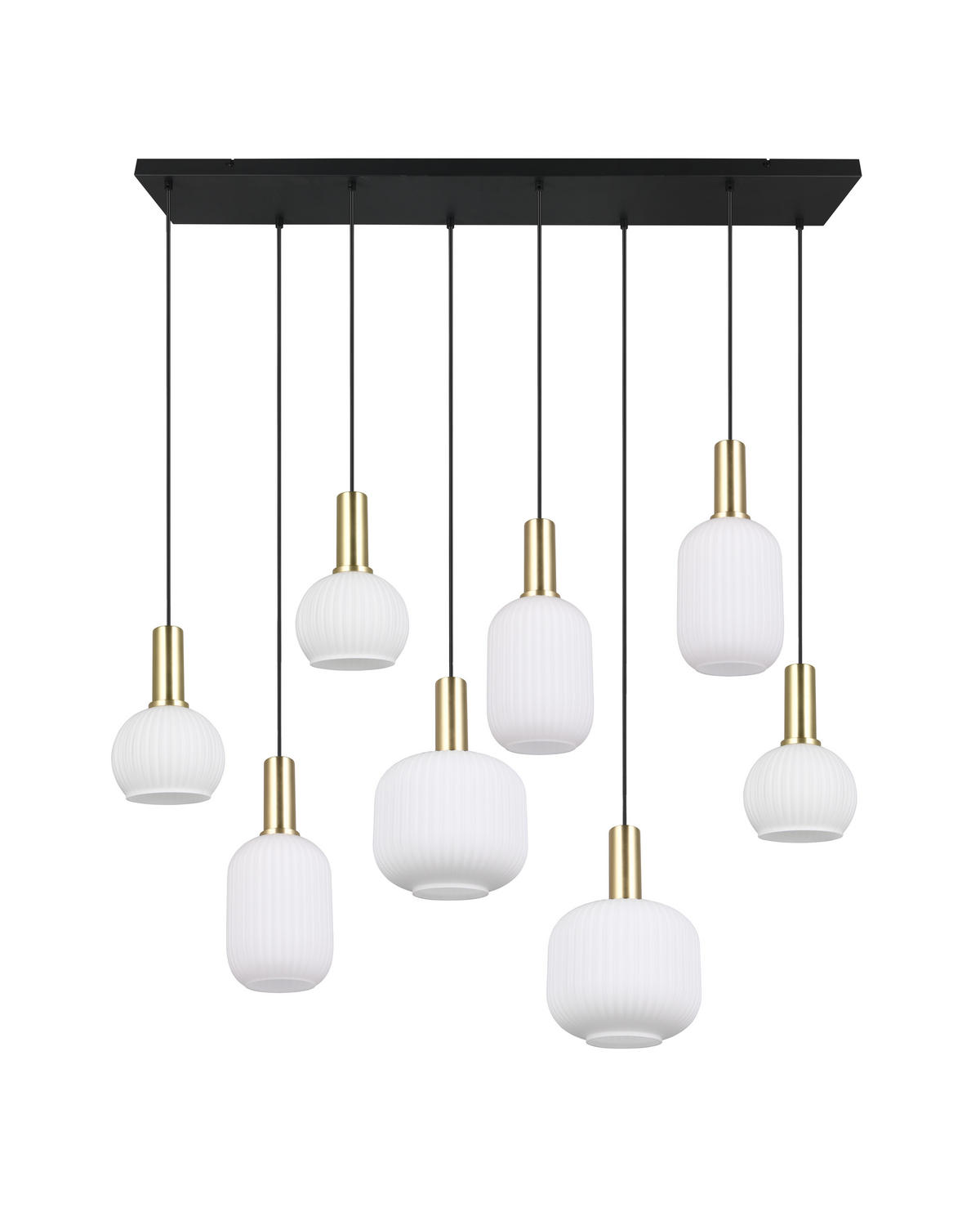 HÄNGELAMPE DIVA - Gold - 0/0/150 cm - Goldfarben, Metall (120/120/150cm) - Trio Leuchten