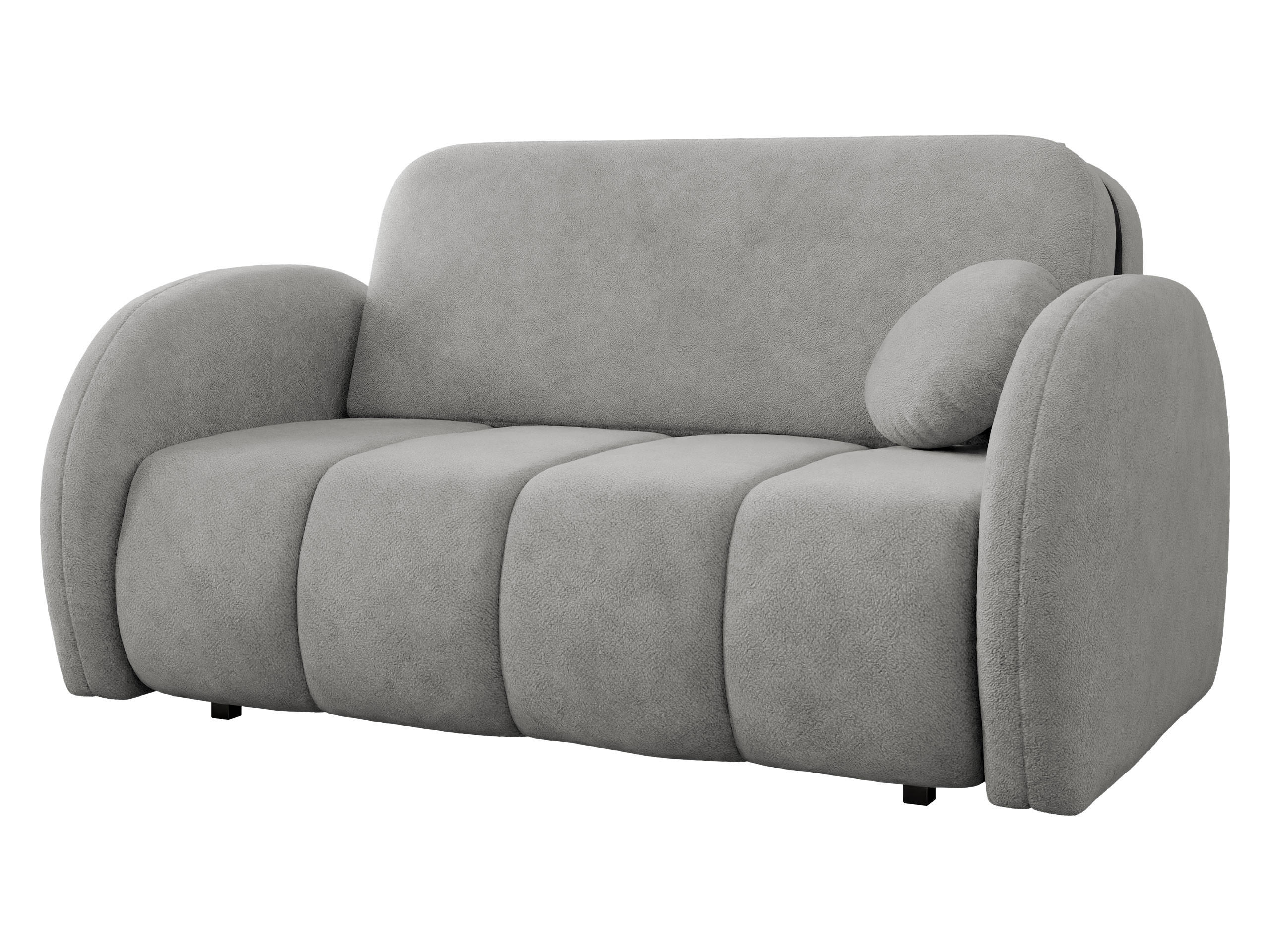 SCHLAFSOFA Viva Comfy III - Hellgrau/Schwarz, Holz/Textil (152/85/103cm) - MIRJAN24