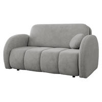 SCHLAFSOFA Viva Comfy III - Hellgrau/Schwarz, Holz/Textil (152/85/103cm) - MIRJAN24