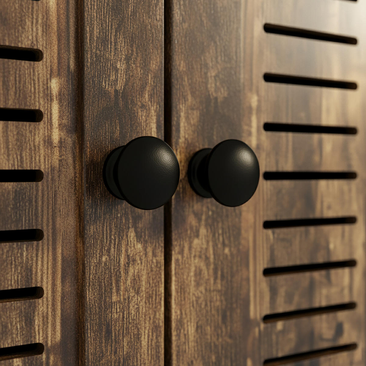 ZÁVĚSNÝ skříň - hnědá, kov/kompozitní dřevo (40/61/17.5cm) - Relaxdays