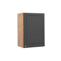 HÄNGESCHRANK Fame-Line Anthrazit-Gold 50 cm - Honigeiche/Anthrazit, Holzwerkstoff (50/72/34.1cm) - Vicco