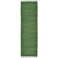 FLECKERLTEPPICH Chindi 70x250 cm - Grün, Textil (70/250cm) - Rug and Roll