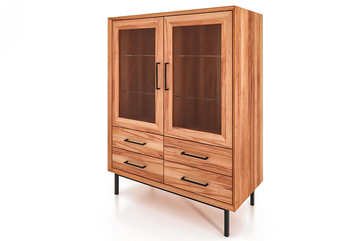SIDEBOARD LEON Kernbuche - Kernbuche, Holz (97/125/45cm) - byoak
