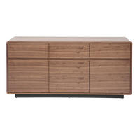 SIDEBOARD Nussbaumoptik 160 cm JAKO - Walnussfarben, Holz (42/78/160cm) - Miliboo