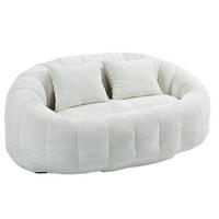 SITZSACK Chenille 150 x 95 x 63 cm Beige - Beige, Kunststoff (95/63/145cm) - Beauniv