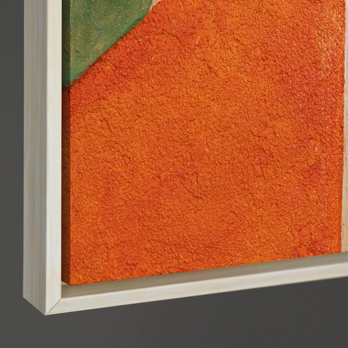 GEMÄLDE Ordnung und Bewegung Schattenfugenrahmen Beige 120x80 cm - Beige, Holz (120/80cm) - YS-art gallery