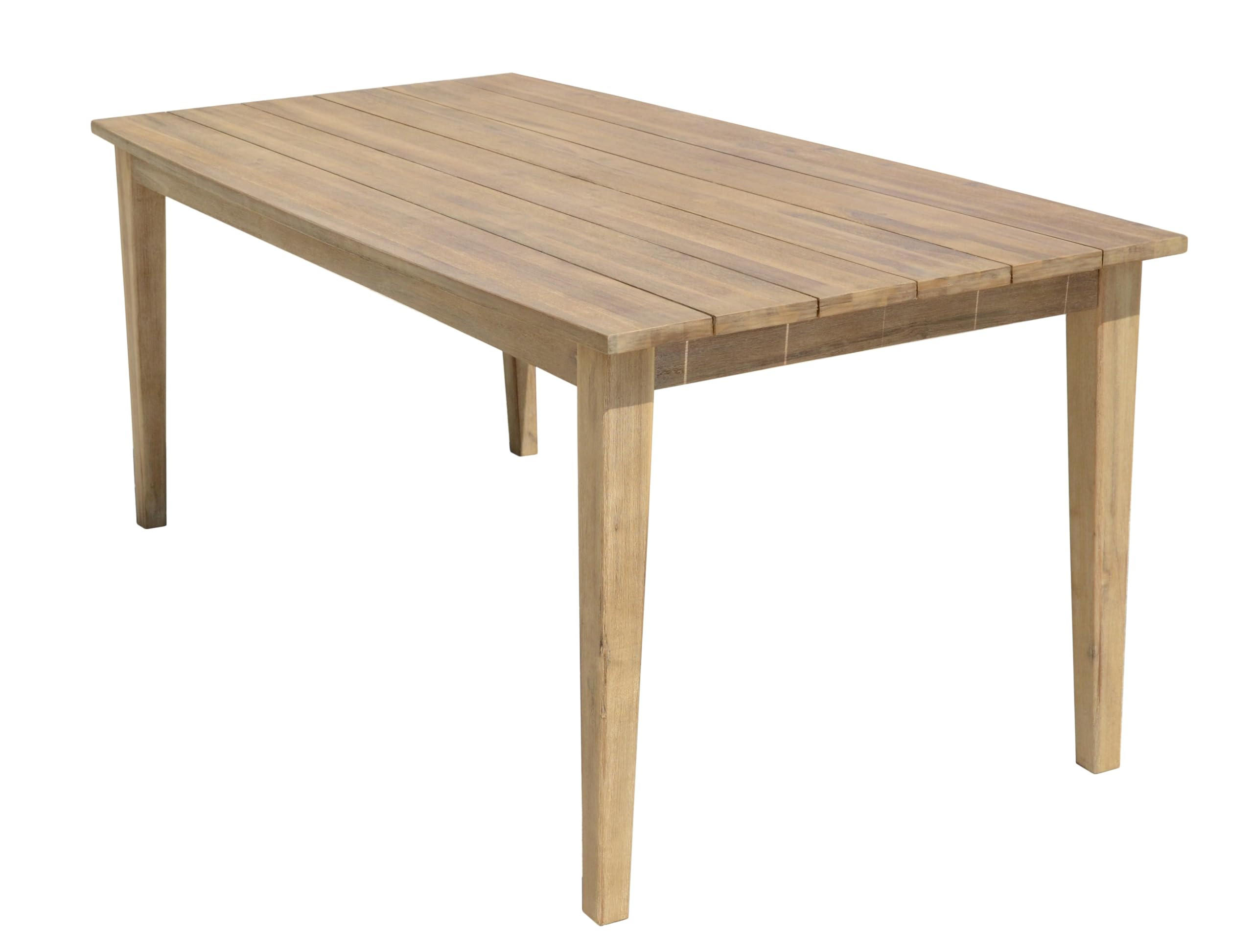 Deluke Gartentisch Braun 90x75x180 cm
