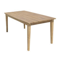 GARTENTISCH Madrid Terrassentisch - Braun, Holz (180/90/75cm) - DELUKE