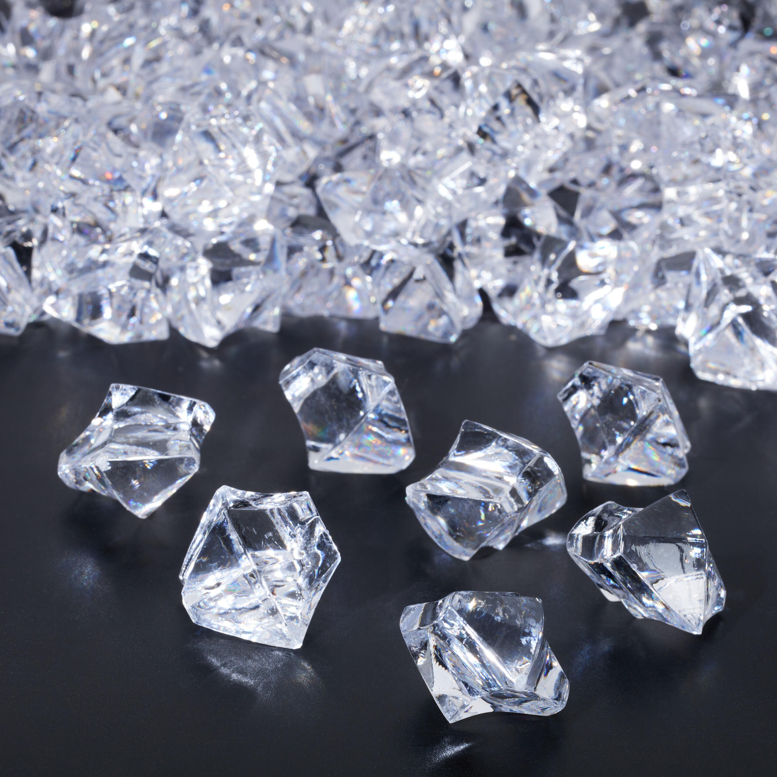 DIAMANTE transparente acril 180-bucati