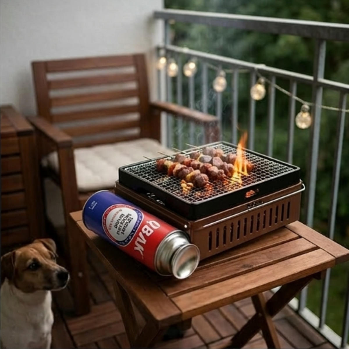 GASKARTUSCHEN 4er Set 227 g Butangas QBAK Campingkocher Kartuschen - Blau/Rot, Metall (6.7/20/6.7cm) - Resch