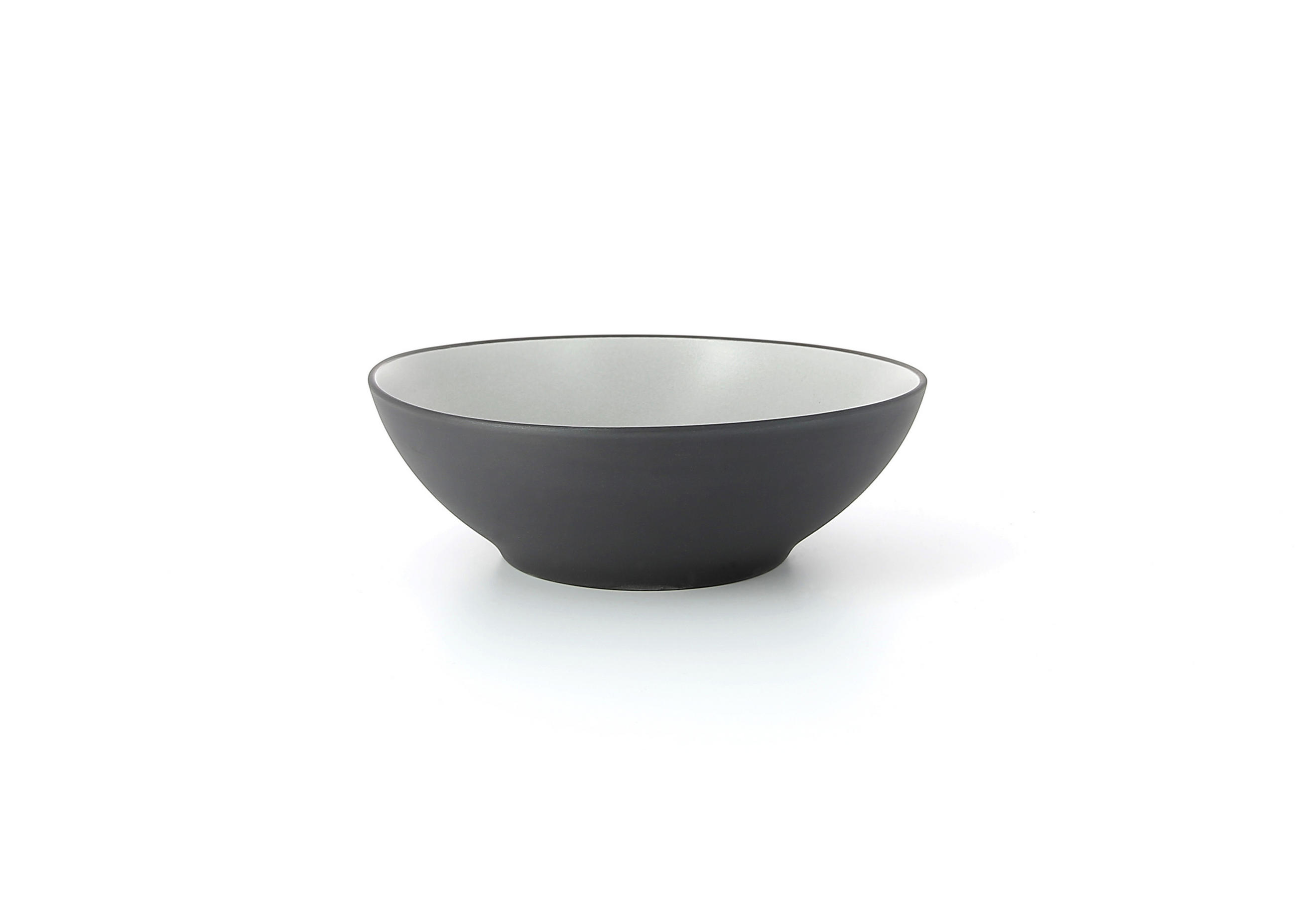 SUPPENSCHÜSSEL / COUPTELLER EQUINOXE 19CM Pfeffer - Hellgrau, Keramik (19cm) - Revol Porcelaine France