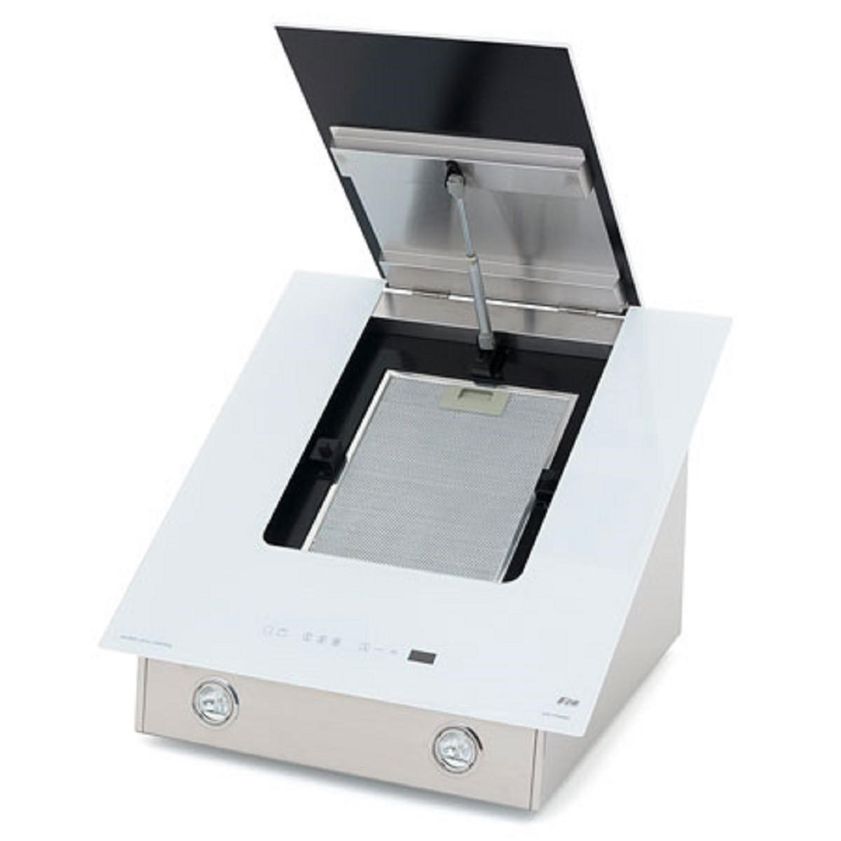 DUNSTABZUGSHAUBE AT 8409 FW Eco 80 cm Weiß - Weiß, Glas/Metall (80/103/45cm) - Kaiser Küchengeräte