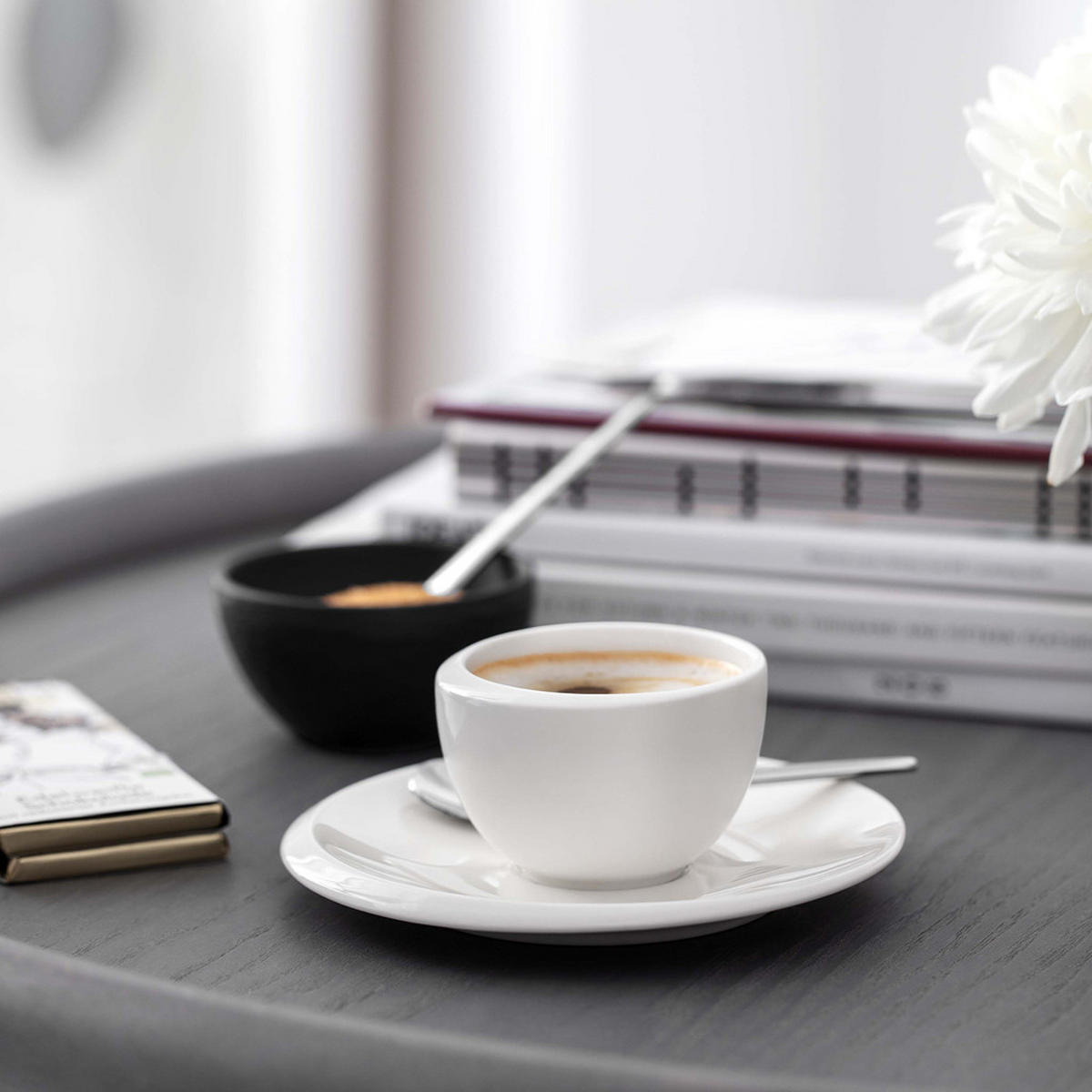 MOKKA- / ESPRESSOTASSEN NewMoon weiß 100 ml 6er Set - Weiß, Keramik (0.1L) - Villeroy & Boch