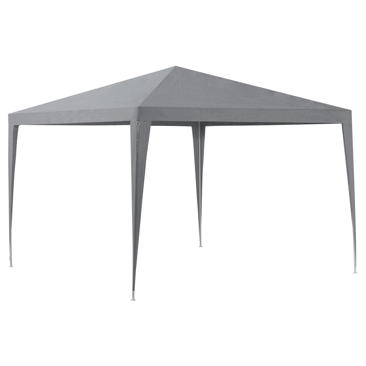 PARTYZELT Wedau - Dunkelgrau, Kunststoff/Metall (300/255/300cm) - casa.pro