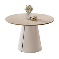 AUSZIEHTISCH BASE 120-196/76 cm, Kaschmir / Sonoma-Eiche - Kaschmir/Sonoma Eiche, Holzwerkstoff/Metall (120/120/76cm) - Idohome