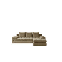 ECKSOFA TOMI Castel Senffarbe Rechts - Orange, Holz (237/150cm) - Kaiser Möbel