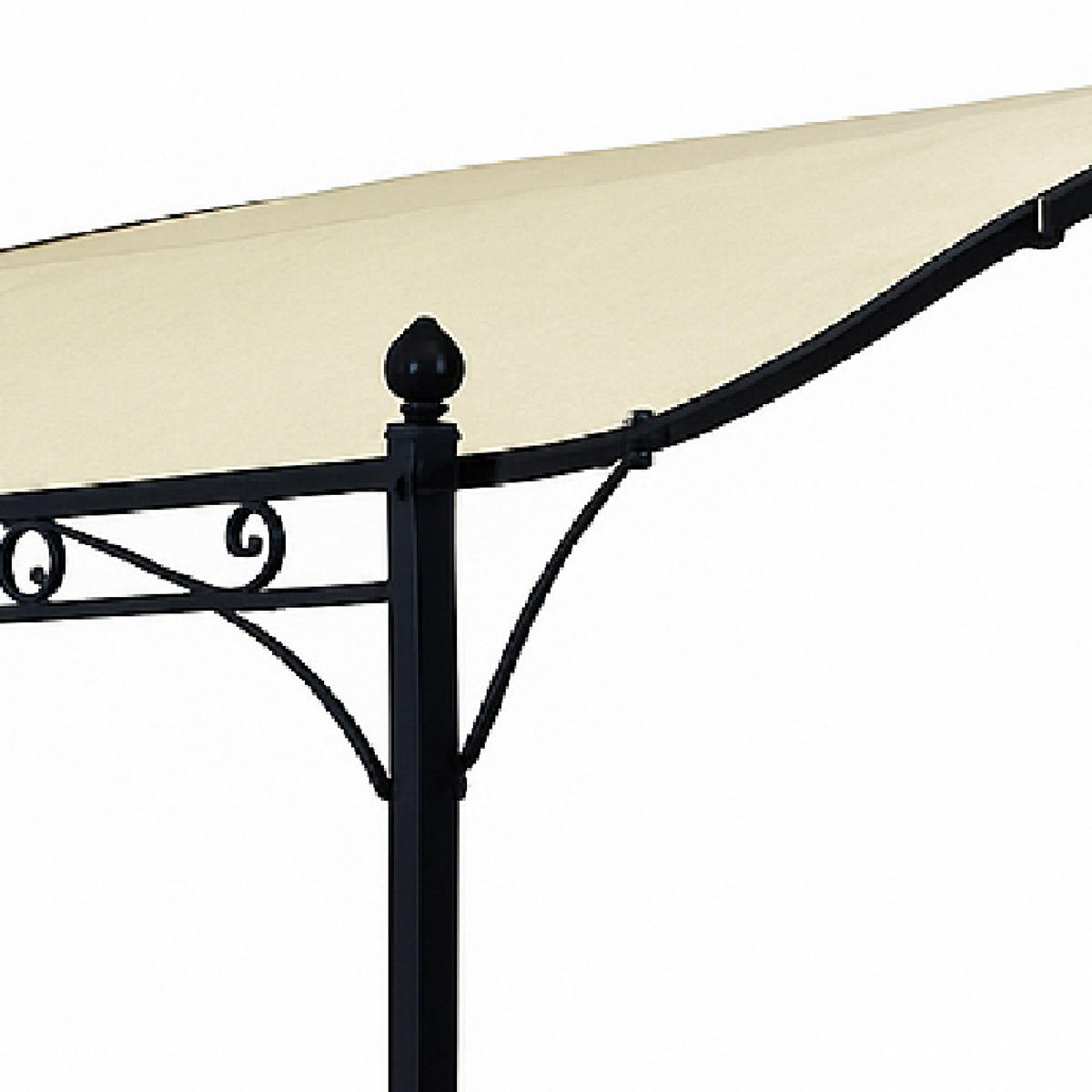 ERSATZDACH Mandala - Pavillondach 3x3 Meter in écru, wasserdicht PVC-beschichtet. BxTxH: 300x300cm - Naturfarben, Kunststoff (300/0.3/300cm) - TPFGarden