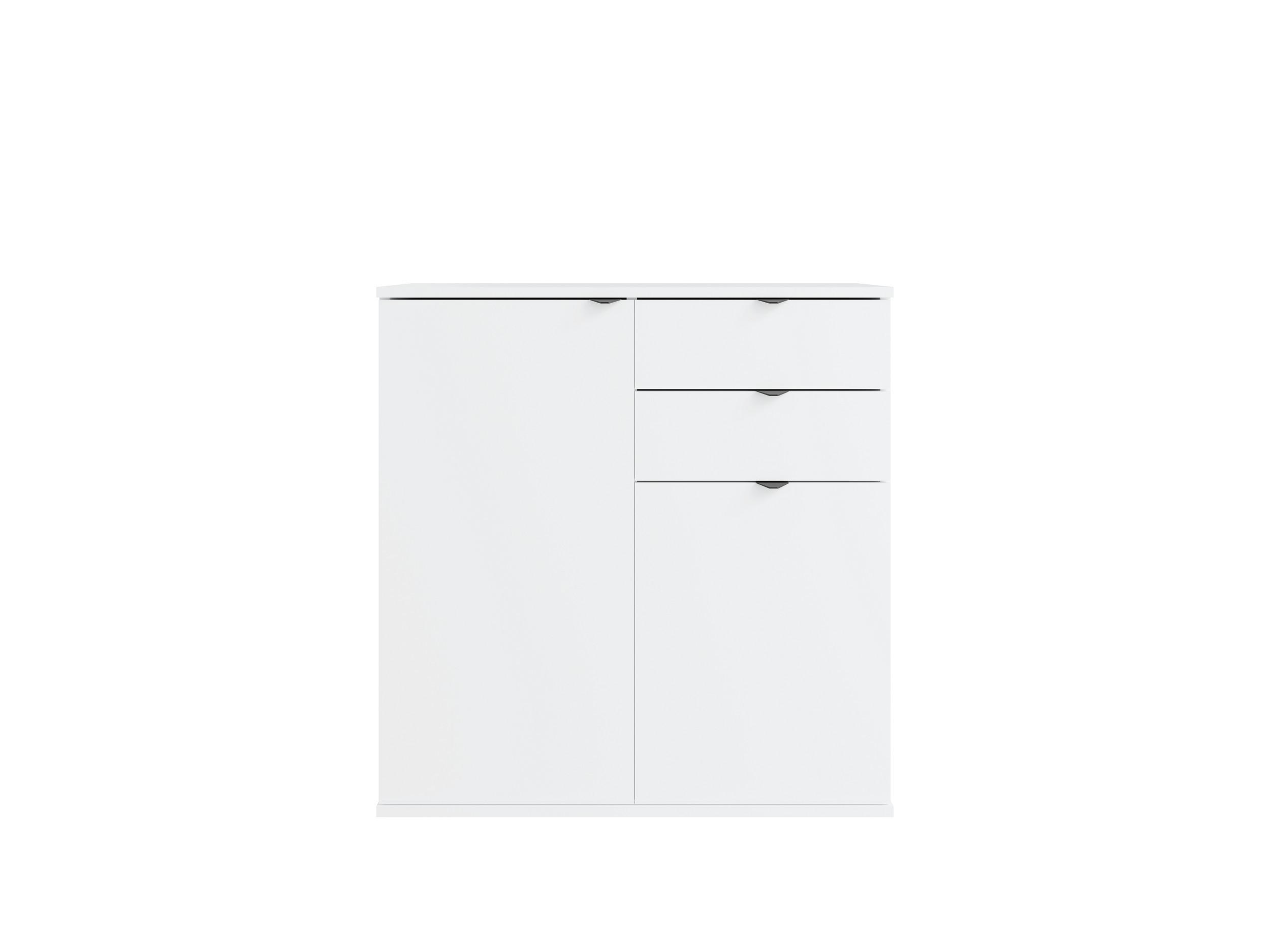 Masseno Kommode Weiß 80x82.5x35 cm